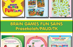 48 lembar worksheet pdf brain games fun sains prasekolah paud tk