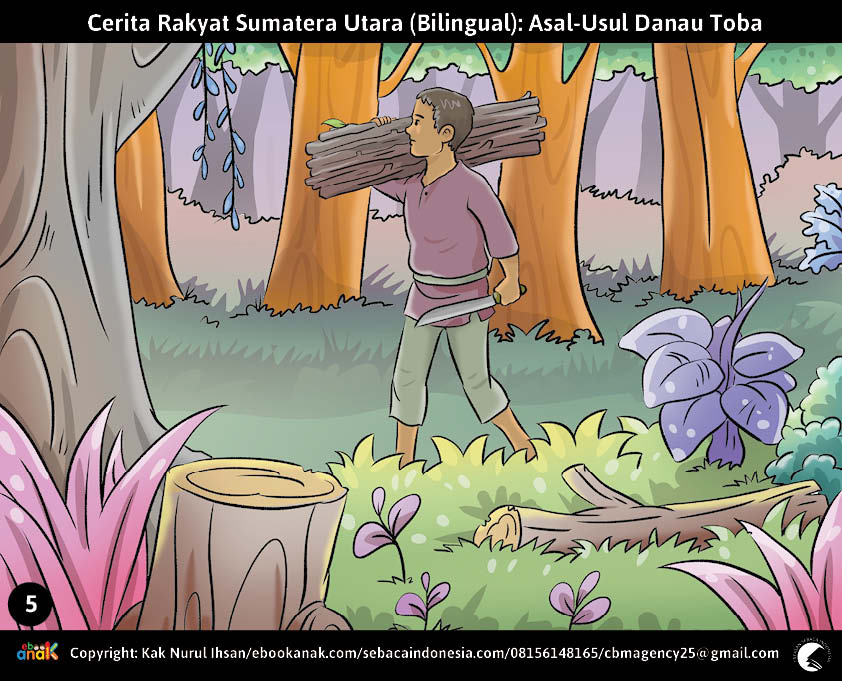 5. Toba Mencari Kayu Bakar ke Hutan