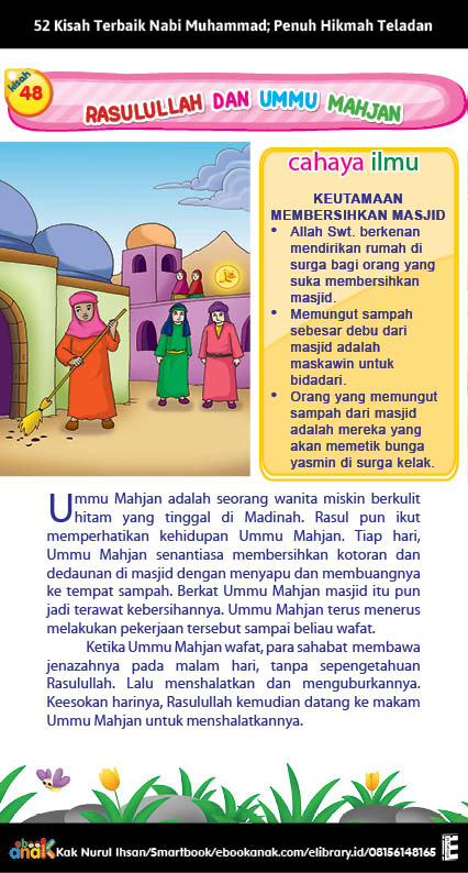 Ummu Mahjan wanita pembersih masjid