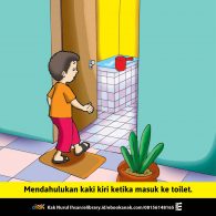 6. Mendahulukan Kaki Kiri Ketika Masuk Toilet, 33 Pesan Nabi Muhammad untuk Anak Muslim