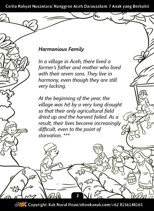 7 Harmonius Family Cerita Rakyat Nusantara Nanggroe Aceh DarussalamTujuh Anak yang Berbakti7