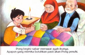 7. Pong sabar merawat ayah ibunya, Seri Dongeng Buah Hati, Pong Anak Nelayan revisi 19 april 2023