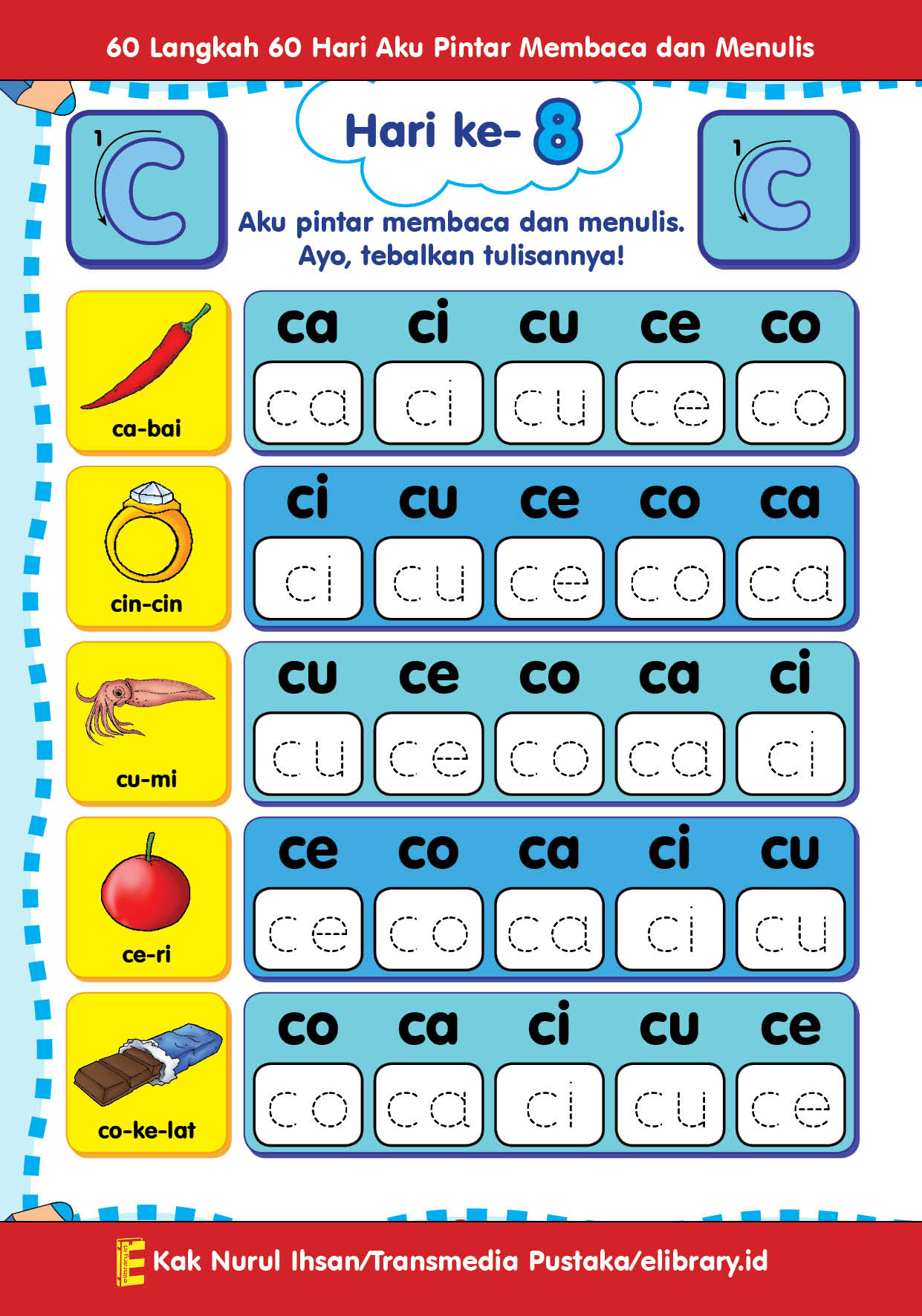 Download Full Worksheets: 60 Langkah 60 Hari; Aku Pintar Membaca Dan ...