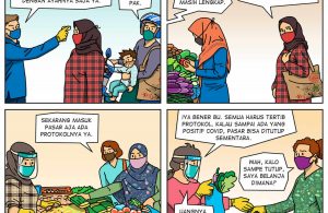 Adaptasi Kebiasaan Baru di Pasar Tradisional