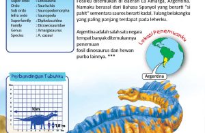 Amargasaurus, Dinosaurus Si Leher Berduri