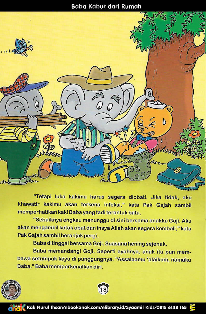 Baba Kabur dari Rumah: Bertemu Goji Gajah