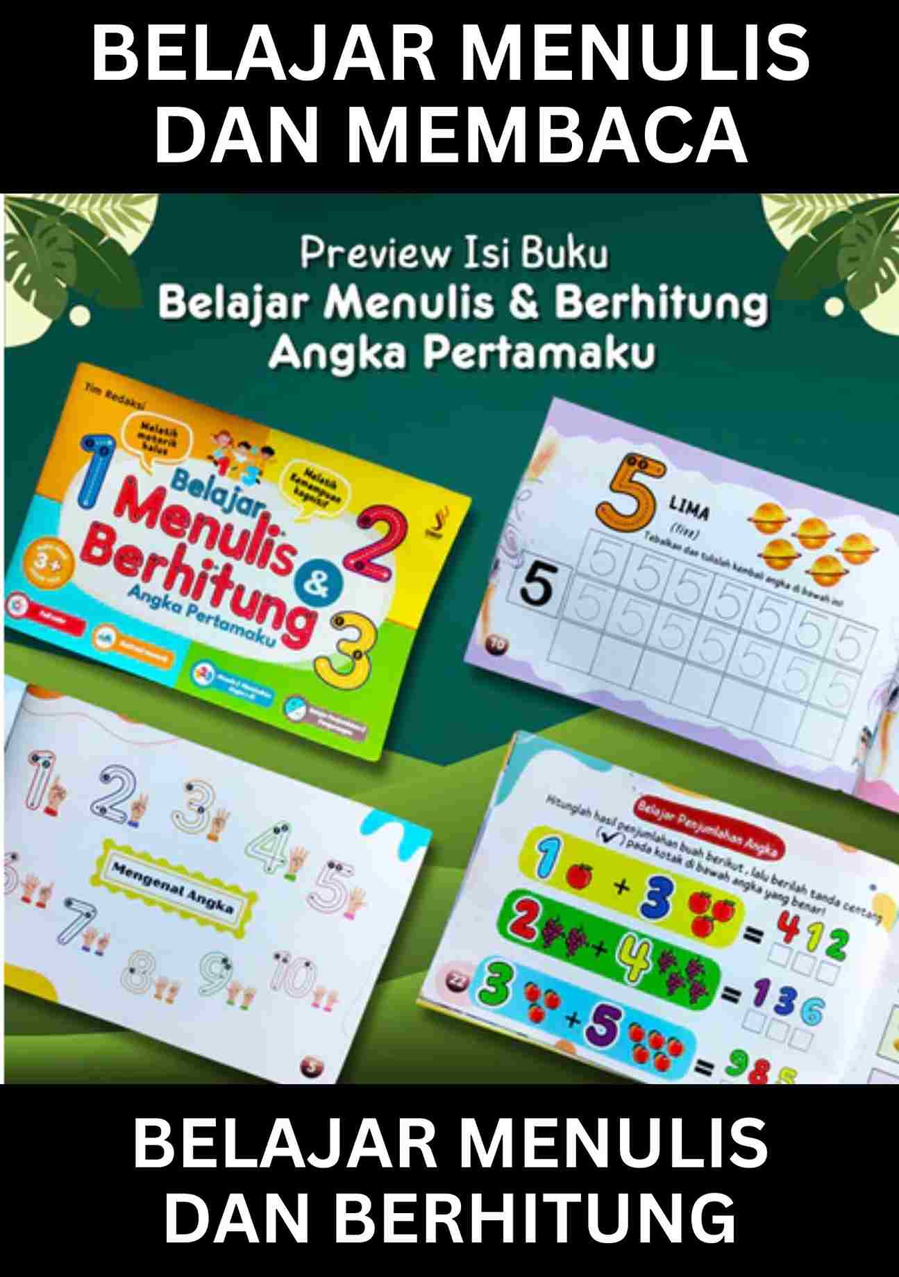 Belajar Menulis dan Membaca; Belajar Menulis dan Berhitung2