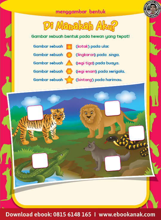 Ebook Pintar Aktivitas TK A-B: Gambar Bentuk