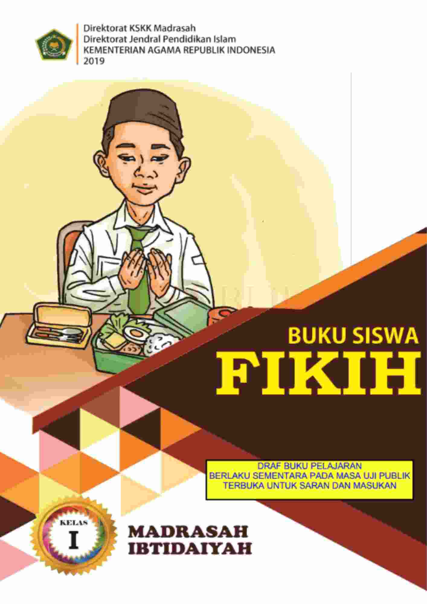 Buku Siswa Fikih Kelas 1 Madrasah Ibtidaiyah