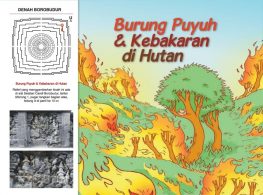 Cerita Bergambar Relief Candi Borobudur Burung Puyuh dan Kebakaran Hutan