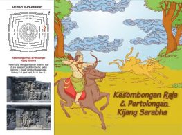 Cerita Bergambar Relief Candi Borobudur Kesombongan Raja dan Pertolongan Kijang Sarabha