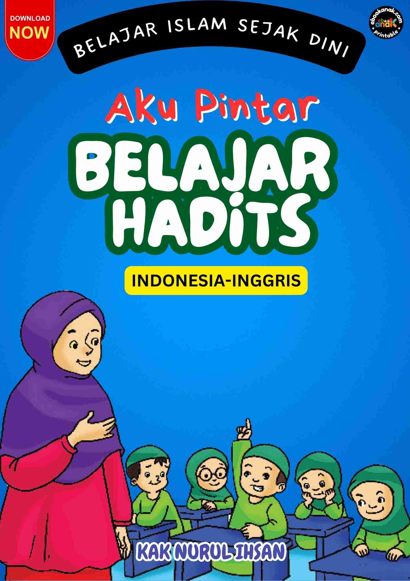 Cover Belajar Islam Sejak Dini; Aku Pintar Belajar Hadits; Indonesia-Inggris; E325_11zon