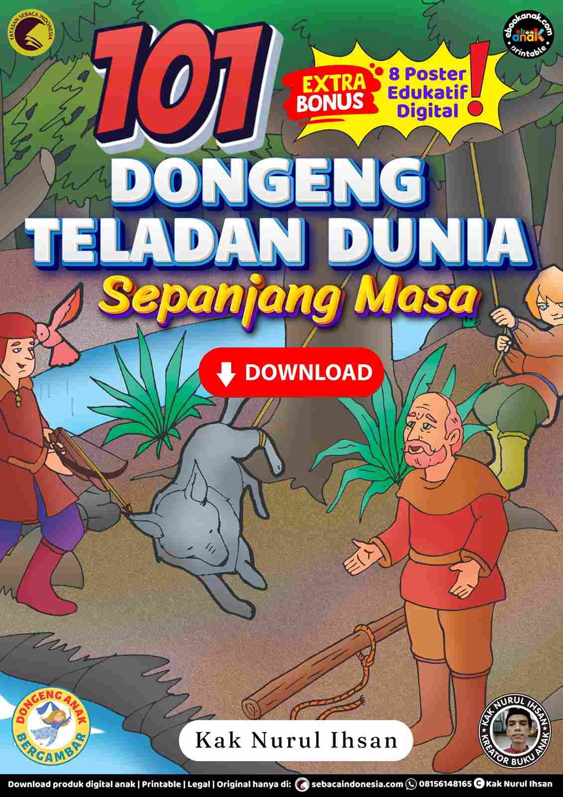 Cover E265.101 Dongeng Teladan Dunia Sepanjang Masa_11zon