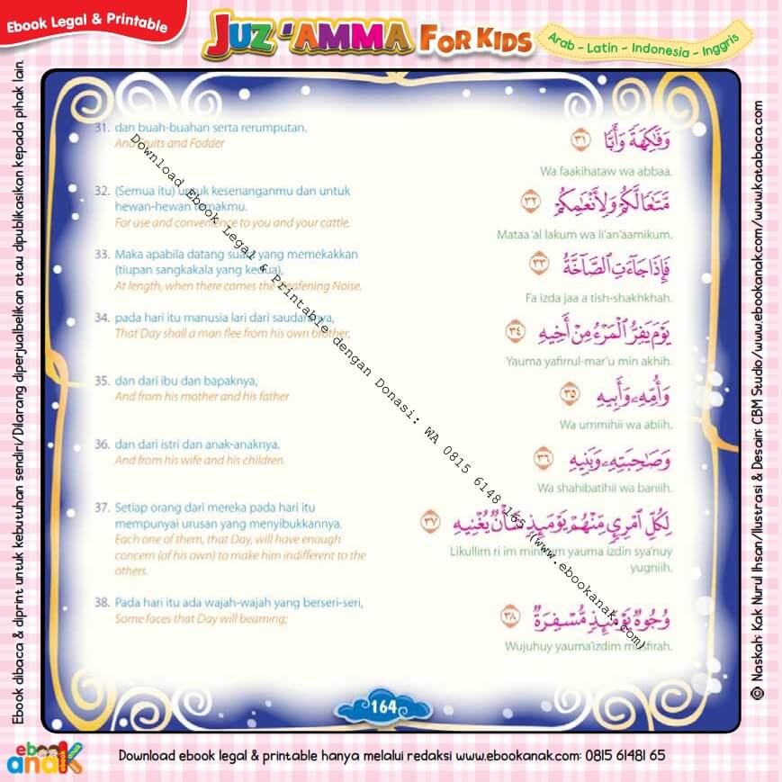 Download Ebook Legal dan Printable Juz Amma for Kids, Surat ke-80 Abasa (5)