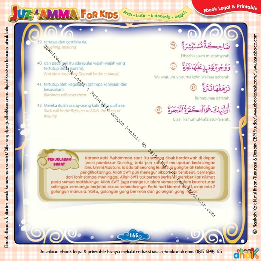 Download Ebook Legal dan Printable Juz Amma for Kids, Surat ke-80 Abasa (6)