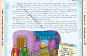 Download Ebook Printable Juz Amma for Kids, Membunuh Rasul di Saat Shalat