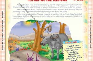 Download Ebook Printable Juz Amma for Kids, Tiga Binatang yang Bersyukur