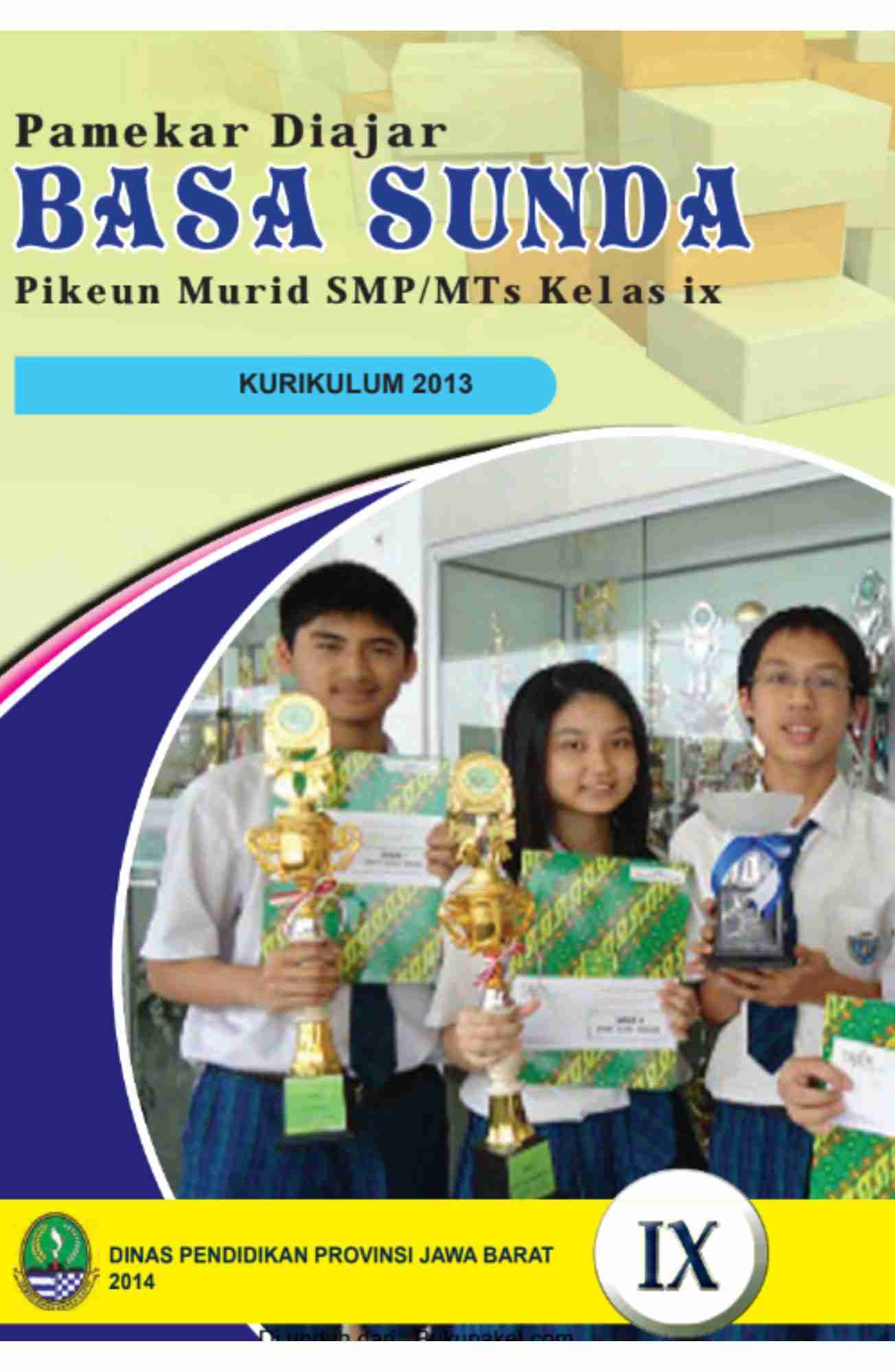 Download Free Ebook; Pamekar Diajar Basa Sunda Pikeun Murid SMP MTs Kelas IX