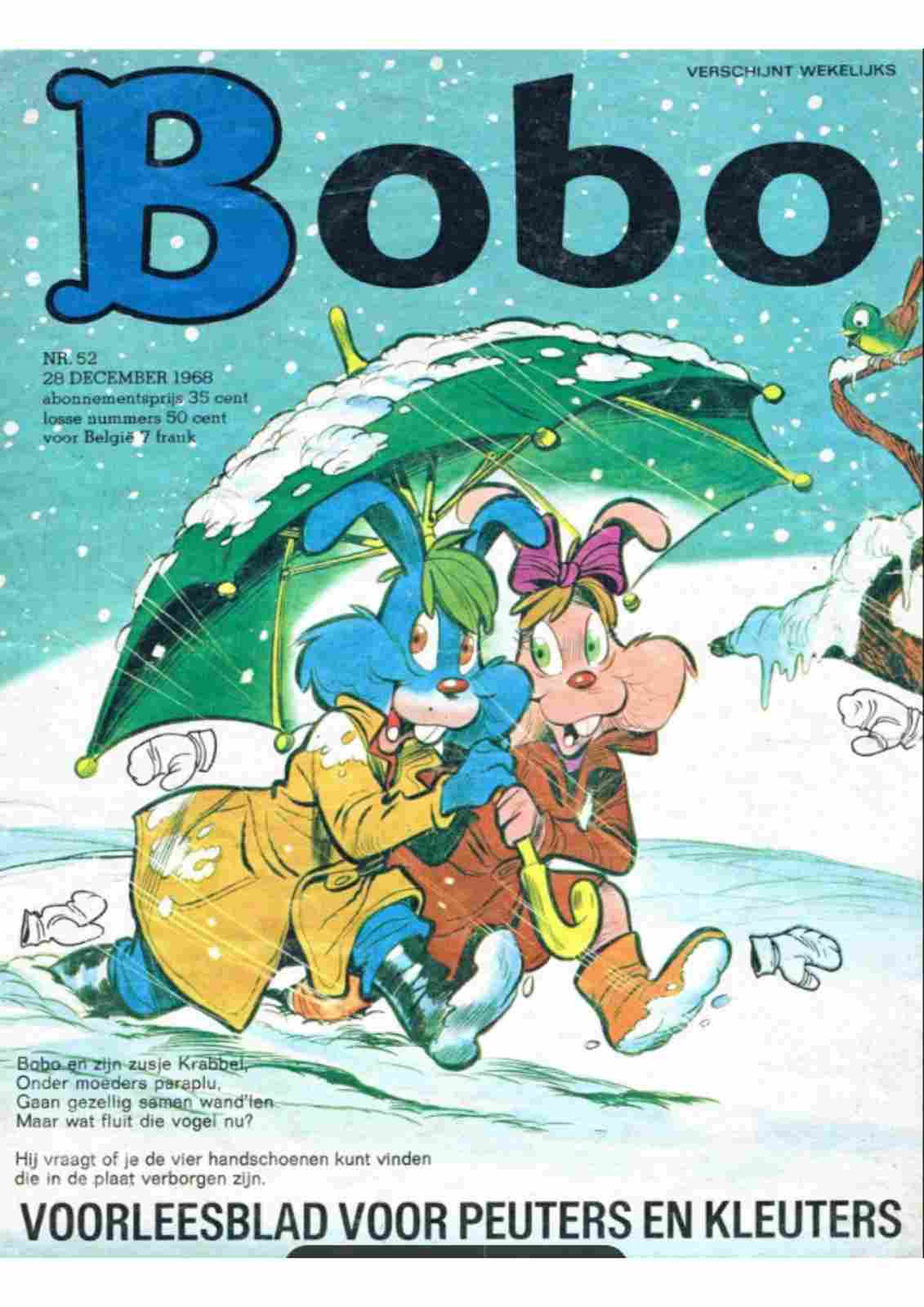 Download Gratis Majalah Bobo Bahasa Belanda No. 52 Edisi 28 Desember 1968