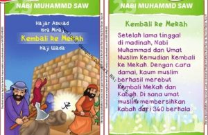 Download Kartu Kuartet Printable Kisah 25 Nabi dan Rasul, Nabi Muhammad Kembali ke Mekah (100)