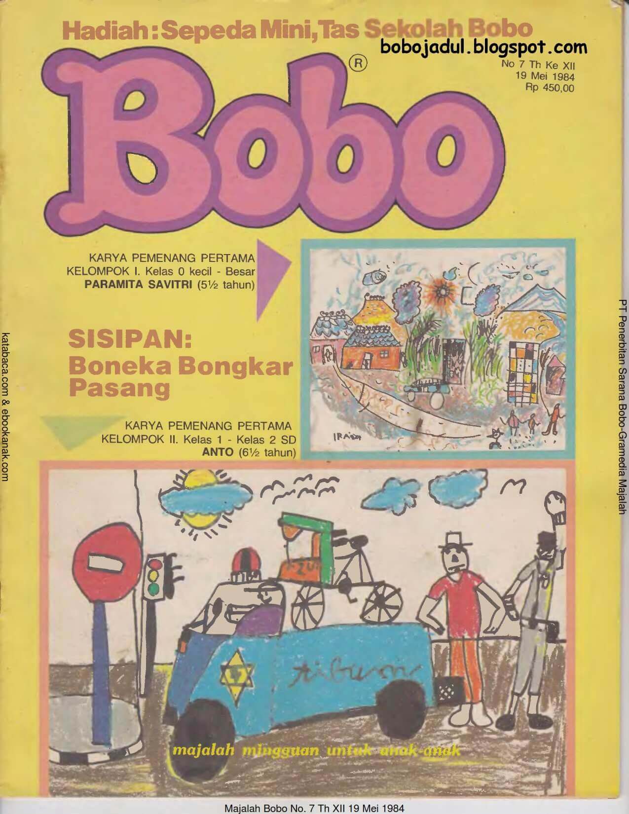 Download Majalah Bobo Jadul 19 Mei 1984