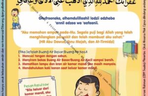 Ebook 101 Doa Anak Saleh, Doa Keluar Kamar Mandi (11)