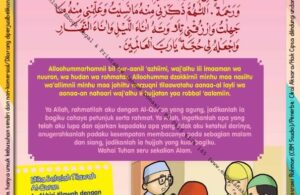 Ebook 101 Doa Anak Saleh, Doa Setelah Membaca Al Quran (66)