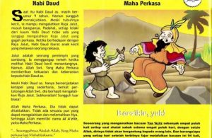 Ebook 99 Asmaul Husna for Kids Al 'Aziz, Ketapel Nabi Daud (10)