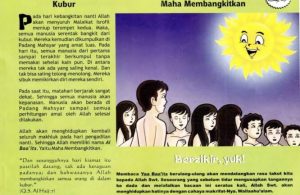 Ebook 99 Asmaul Husna for Kids, Al Baa'its, Dibangkitkan dari Kubur (51)