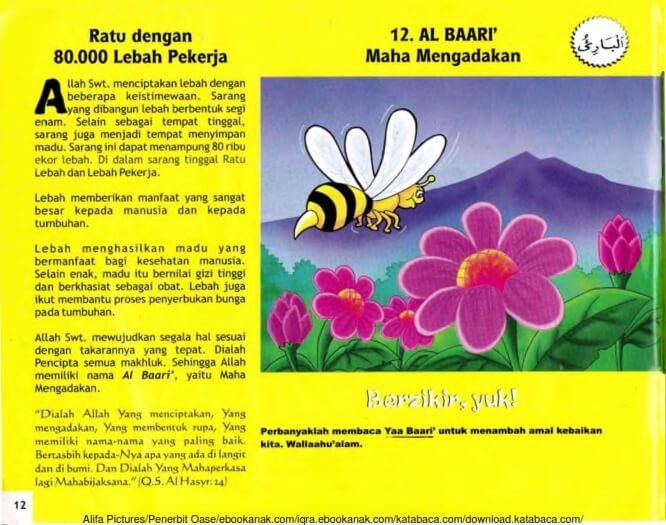 Ebook 99 Asmaul Husna for Kids Al Baari', Ratu dengan 80 Ribu Pekerja (14)