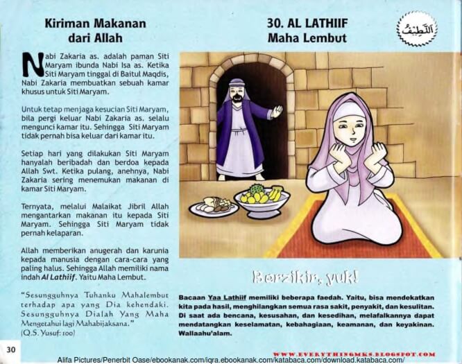 Ebook 99 Asmaul Husna for Kids Al Lathiif, Kirim Makanan dari Allah (32)