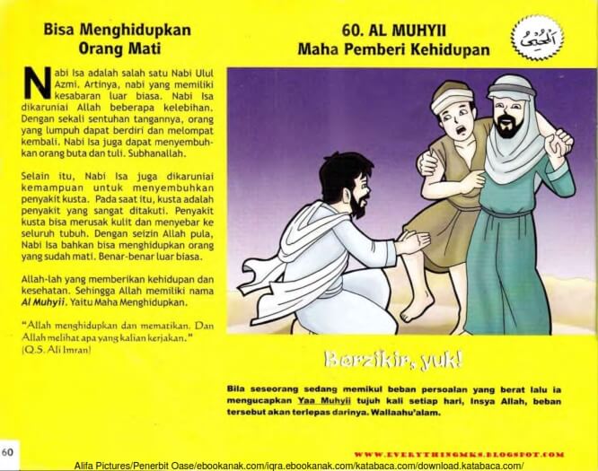Ebook 99 Asmaul Husna for Kids, Al Muhyii, Bisa Menghidupkan Orang Mati (62)