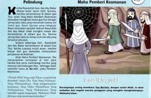 Ebook 99 Asmaul Husna for Kids Al Mu'min, Laba-Laba Pelindung (8)