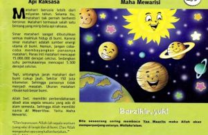 Ebook 99 Asmaul Husna for Kids, Al Waaritsu, Bola Api Raksasa (99)