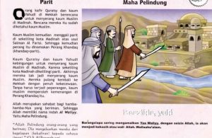 Ebook 99 Asmaul Husna for Kids, Al Waliyy, Perang Parit (57)