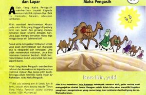 Ebook 99 Asmaul Husna for Kids Ar Rahman, Unta Si Tahan Lapar (3)