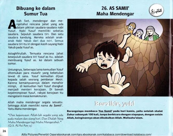 Ebook 99 Asmaul Husna for Kids As Samii', Dibuang ke dalam Sumur Tua (28)