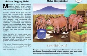 Ebook 99 Asmaul Husna for Kids, Asy Syahiid, Sepuluh Penyakit dalam Daging Babi (52)