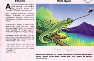 Ebook 99 Asmaul Husna for Kids, Azh Zhaahir, Si Lidah Panjang (77)