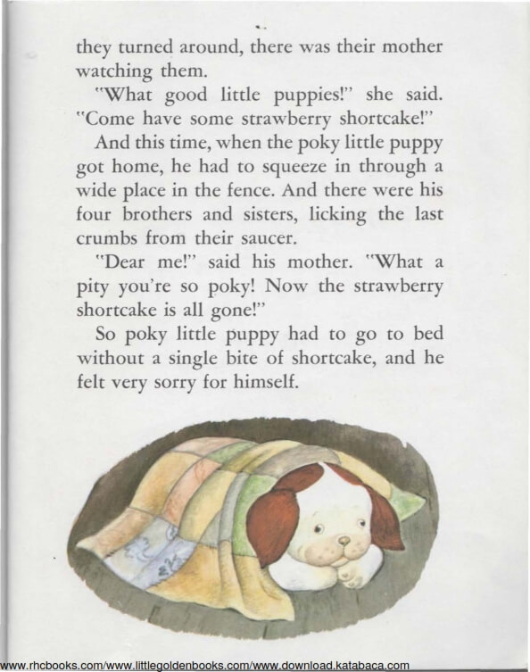 Ebook A Little Golden Book The Poky Little Puppy (25)