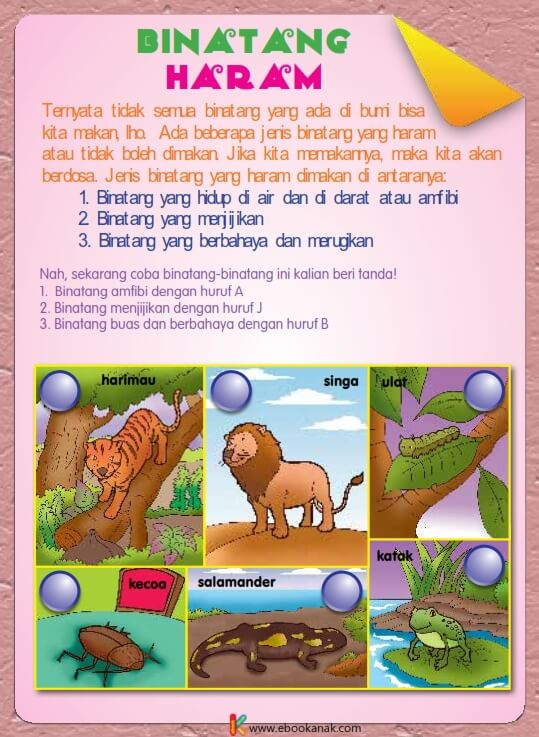 Ebook Buku Pintar Anak Shaleh, Binatang Haram (55)