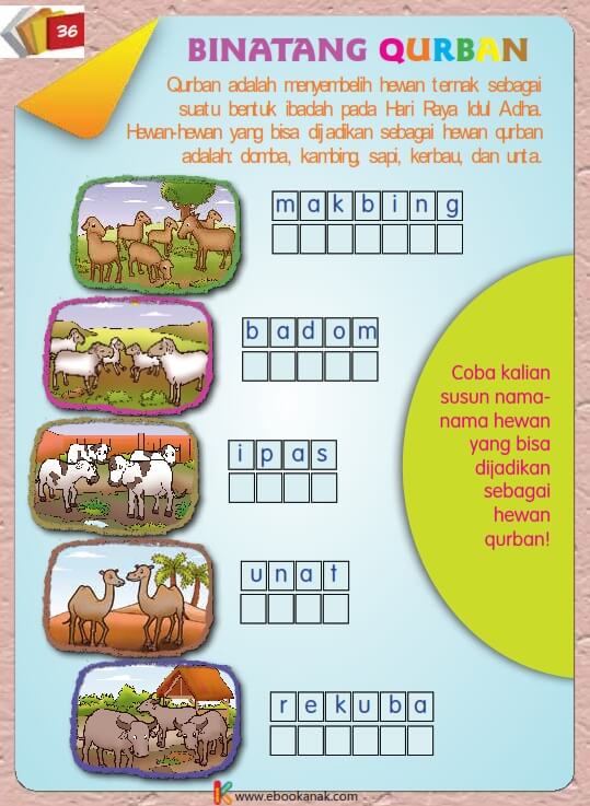 Ebook Buku Pintar Anak Shaleh Binatang Qurban 38 Ebook Anak
