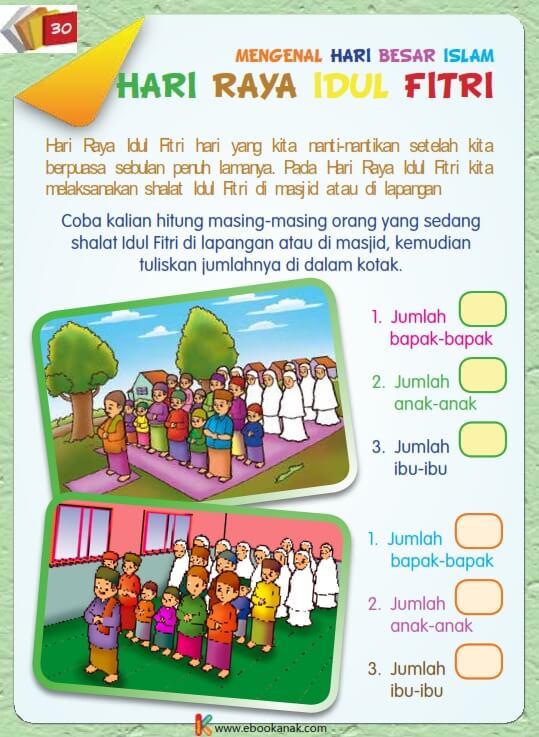 Ebook Buku Pintar Anak Shaleh, Hari Raya Idul Fitri (32)