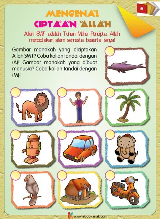 Ebook Buku Pintar Anak Shaleh, Mengenal Ciptaan Allah (7)