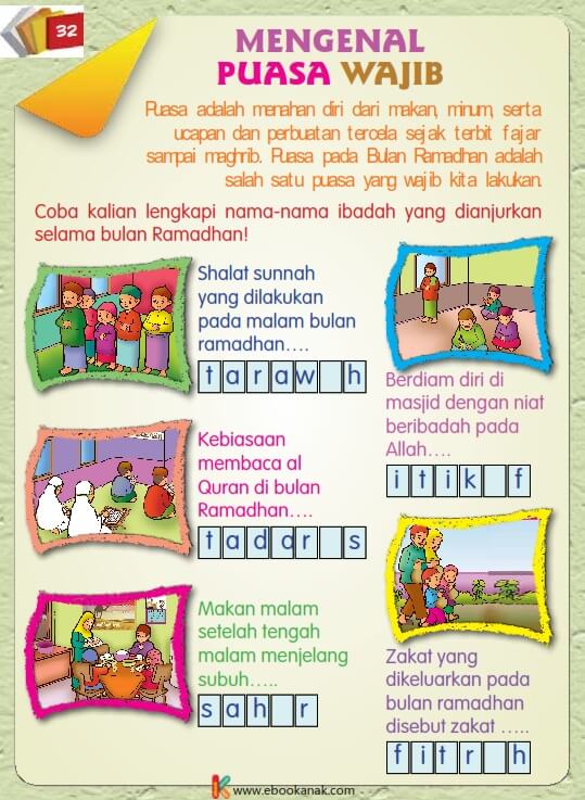 Ebook Buku Pintar Anak Shaleh, Mengenal Puasa Wajib (34)