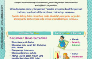 Ebook PDF 77 Pesan Nabi untuk Anak Muslim, Hadis Keistimewaan Bulan Ramadhan (74)