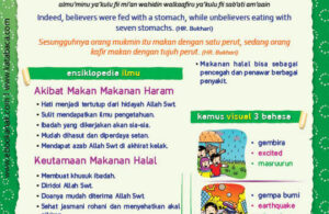 Ebook PDF 77 Pesan Nabi untuk Anak Muslim, Hadis Makanlah dengan Satu Perut (40)