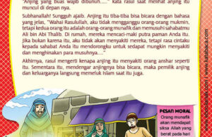 Ebook PDF 77 Pesan Nabi untuk Anak Muslim, Kisah Hadis Terpilih, Anjing Bicara kepada Rasulullah (57)