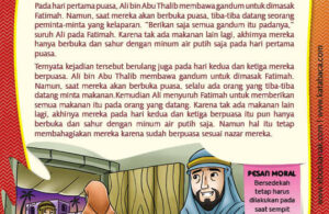 Ebook PDF 77 Pesan Nabi untuk Anak Muslim, Kisah Hadis Terpilih, Berpuasa dalam Kekurangan (69)
