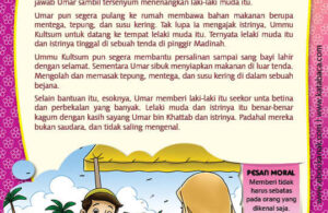 Ebook PDF 77 Pesan Nabi untuk Anak Muslim, Kisah Hadis Terpilih, Kisah Umar bin Khattab (77)